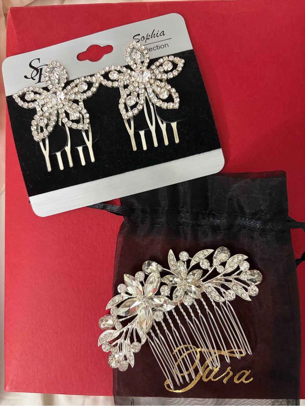 Crystal Floral Hair Accessory for wedding